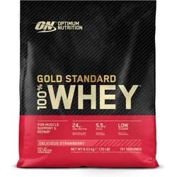 Gold Standard 100% Whey 2.3kg Optimum Nutrition EINHEITSFARBE 2270g