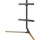 pro.tec Ystad TV-Standfuß 76,5x97x35cm Schwarz Aluminium/Holz/Kunststoff/Metall/Stahl