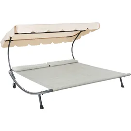 LECO Ersatzdach für Doppelliege 1 Stück Polyester beige