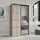 masseno Schwebetürenschrank VARO 120 x 205 x 60 cm Eiche
