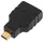 AISENS Micro HDMI Adapter HDMI A weiblich zu Micro HDMI D männlich 25 cm Schwarz