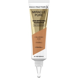 Max Factor Miracle Pure Skin Improving Foundation, Fb. 82 Deep Bronze