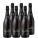 Freixenet Cordon Negro Brut ( 6x 0,75 l)– Spanischer Premium-Sekt, trocken – Eleganter Cava mit feiner Perlage – Gut für besondere Anlässe und Aperitifs