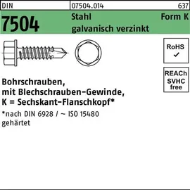 F. REYHER Nchfg. GmbH & Co. KG Bohrschraube DIN 7504 6-kt-Flanschkopf K 6,3 x 160 100 Stück