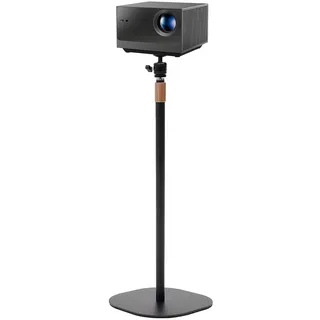 Loobiiny Projektorständer Höhenverstellbar 65-120cm Beamer Ständer Projektor Halterung Multifunktionaler Bodenständer Teleskop Tragbares Stand für Outdoor-Filme