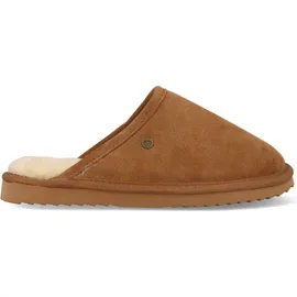 WARMBAT Unisex-Erwachsene Classic Flache Hausschuhe, Braun (25 Cognac) - 42