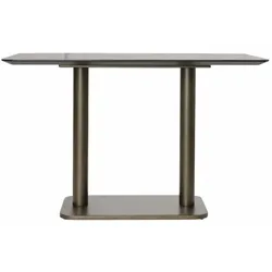 COCO Maison Brest Bistrotisch Stone Anthrazit Gold 120x75cm