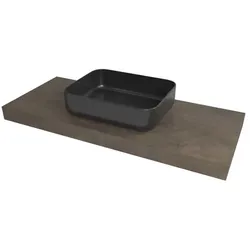 Naturel Dolce Waschtischplatte 100x80x50 cm Beton Chicago matt DO12050BCS