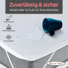 COFI Wasserdichter Matratzenschoner 120 x 200 cm Weiß