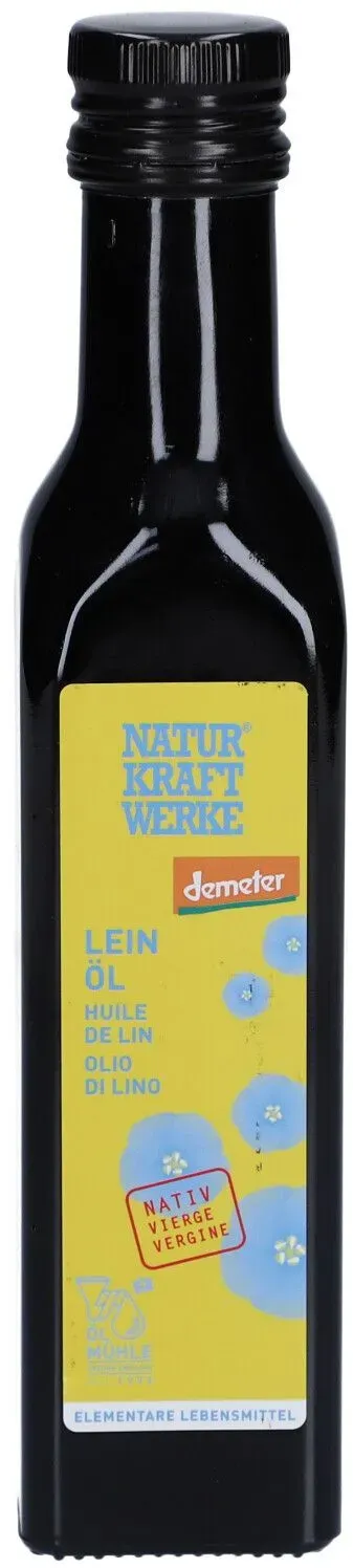 Naturkraftwerke Huile de lin vierge Demeter