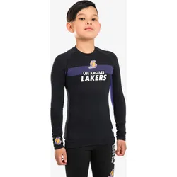 Basketball Funktionsshirt UT500 NBA Los Angeles Lakers Kinder schwarz Gr. 164 - 14 Jahre