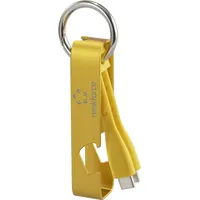 Renkforce USB-Kabel USB 2.0 USB-C® Stecker 0.15 m Gelb