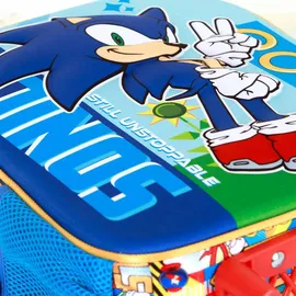 Karactermania Sonic The Hedgehog Sega Unstoppable 3d Rucksack mit Rollen - Blue - One Size