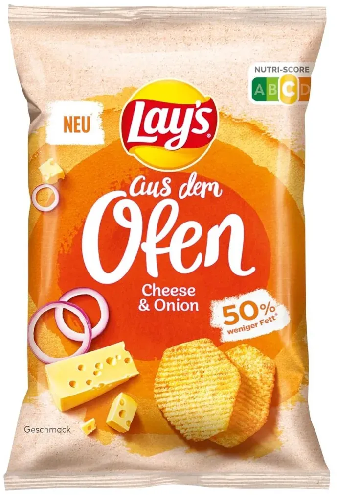 Lay's aus dem Ofen Cheese & Onion 100g Preishit MHD 26.01.2025