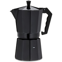 kela Espressobereiter Italia, 450 ml, für 9 Tassen, Aluminium, schwarz, 10555