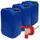 plasteo Wasserkanister 25 Liter blau