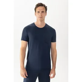 MEY Pyjamaoberteil Herren Serie Jefferson Uni (1-tlg) blau S