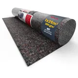 flesta® Abdeckvlies 1x25 m 280g, 25 m2 Malervlies in Profi Qualität Renoviervlies Abdeckung Schutzvlies Bodenschutz Bodenvlies Vlies Malerfilz Maler-Vlies saugfähig rutschfest grau-meliert