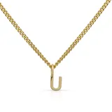 Orolino Halskette Buchstabe U Gold
