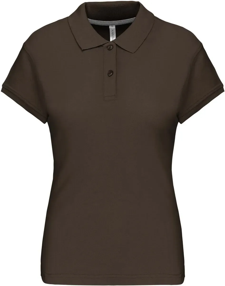 Kariban Damen Piqué Polo K242 dark khaki S