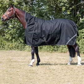 HKM Regendecke Innsbruck HighNeck 1200D mit Polarfleece 0g 150 cm Schwarz