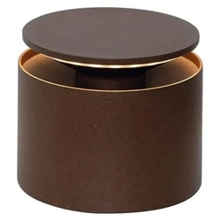 Zafferano Tragbare und wiederaufladbare Push Up Corten LED-Tischleuchte
