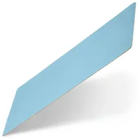 PIETVOSS Schreibtischunterlage aus recyceltem Leder blau 60 cm x 35 cm