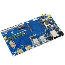 Waveshare Raspberry Pi Compute Module 4 IO Board mit PoE Funktion