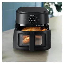 Philips 2000 Series Airfryer NA230/00 schwarz mit Sichtfenster