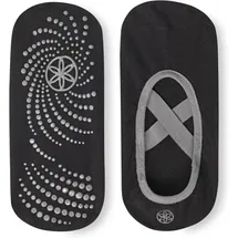 Gaiam Grippy Barre Socks Black Grey - schwarz - S/M