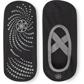 Gaiam Grippy Barre Socks Black Grey - schwarz - S/M