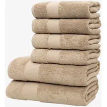 Wolkenfeld Handtuchset 6-tlg. beige