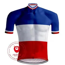 Retro Radtrikot French Champion Tricolore - RedTed SCHWARZ 3XL