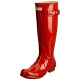 Hunters Original Tall Gloss W23616, Damen Gummistiefel, Rot (pillar box red), EU 38 (UK 5) - 38 EU