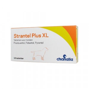 Strantel Plus XL ontwormingstablet voor grote hond  30 tabletten