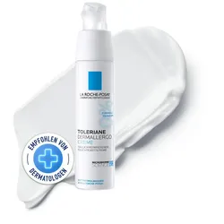 La Roche Posay Toleriane Dermallergo Creme: Beruhigende Feuchtigkeitspflege für das Gesicht bei sehr trockener und zu Allergien neigender Haut 40 ml