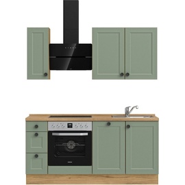 nobilia® Küchenzeile »"Cascada premium"«, vormontiert, Ausrichtung wählbar, Breite 180 cm, ohne E-Geräte