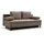 xonox xonox.home Schlafsofa, 2,5 Sitzer aus Cord in braun-beige inkl. Zierkissen 200x91x100cm beige|braun