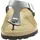ROHDE Zehentrenner Pantolette Metallic-Optik Alba 5600, Grau | Gr.: 38