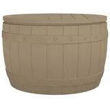 vidaXL Gartenbox 3-in-1 67,5 x 44 x 0 cm Hellbraun