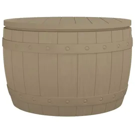 vidaXL Gartenbox 3-in-1 67,5 x 44 x 0 cm Hellbraun