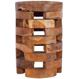 vidaXL Nachttisch 30x30x45 cm Massivholz Teak