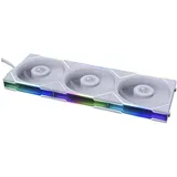 Lian Li UNI FAN TL 120 mm 3x), PC Lüfter, Dreierpack, Inklusive Controller, Standard Blade, Daisy-Chaining, Fluid Dynamic Bearing, 120mm, Weiß