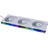Lian Li UNI FAN TL 120 mm 3x), PC Lüfter, Dreierpack, Inklusive Controller, Standard Blade, Daisy-Chaining, Fluid Dynamic Bearing, 120mm, Weiß