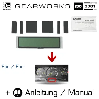 Display Außentemperaturanzeige für MERCEDES 190 190E W201 Tacho ATA 6-Polig