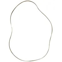 Costway Unregelmäßiger Wandspiegel 78 x 56 cm Beige