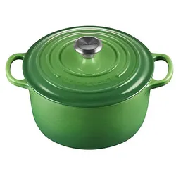 Le Creuset Hoher Bräter Signature rund 24 cm Bamboo