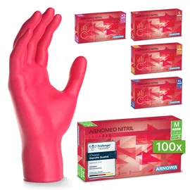 arnomed Nitril Lava Red - Größe S