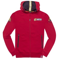 FC-Moto Effortless Zip Hoodie, rot, Größe S für Männer