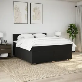 vidaXL Boxspringbett 180 x 200 cm Schwarz